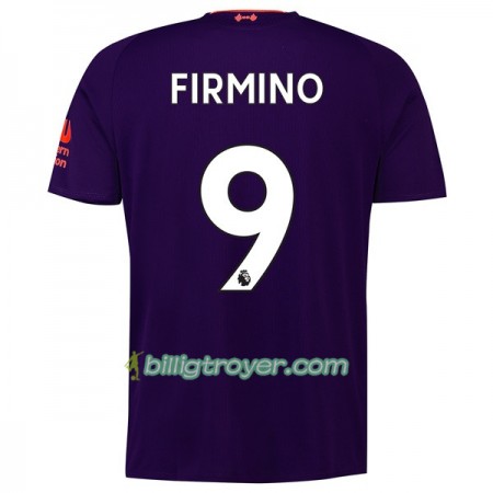 Billige Fotballdrakter Liverpool Firmino 9 Bortedraktsett 2018/19 Kortermet